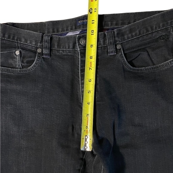 Kent & Curwen Men’s Black Washed Bootcut Jeans Pants Size 36 $295 Retail Rare! - Picture 4 of 14